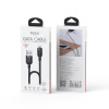 Καλώδιο Yesido CA132L Braided USB-A σε Lightning 12W 1.2m Μαύρο