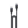 Καλώδιο Yesido CA192 Braided Type-C σε Type-C 60W 2m Μαύρο