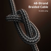 Καλώδιο Yesido CA192 Braided Type-C σε Type-C 60W 2m Μαύρο