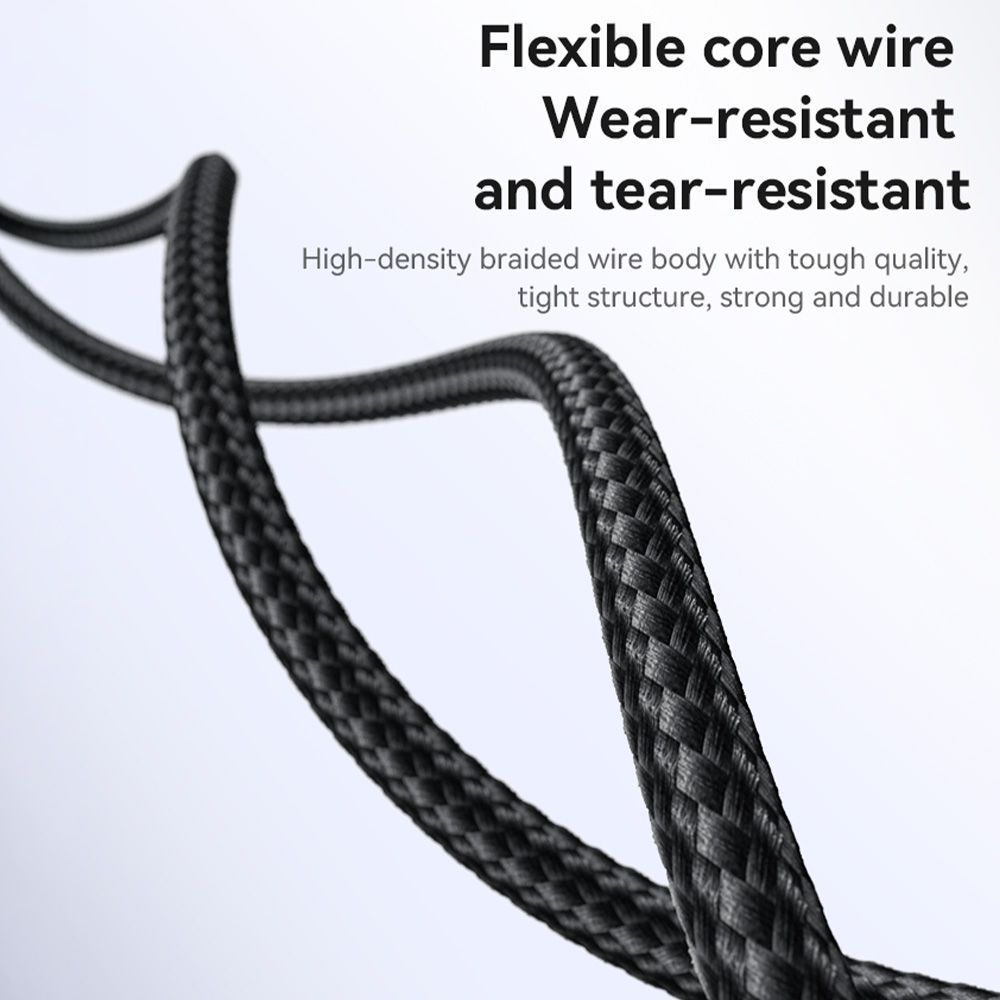 Καλώδιο Yesido CA133L Braided USB-A σε Lightning 12W 2m Μαύρο