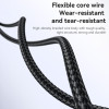 Καλώδιο Yesido CA133L Braided USB-A σε Lightning 12W 2m Μαύρο