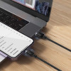 Καλώδιο Yesido CA133L Braided USB-A σε Lightning 12W 2m Μαύρο