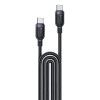 Καλώδιο Yesido CA194 Braided Type-C σε Type-C 60W 3m Μαύρο