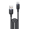 Καλώδιο Yesido CA134C Braided USB-A σε Type-C 18W 3m Μαύρο