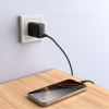 Καλώδιο Yesido CA134C Braided USB-A σε Type-C 18W 3m Μαύρο