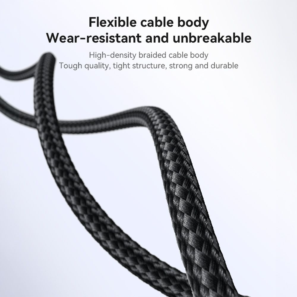 Καλώδιο Yesido CA134L Braided USB-A σε Lightning 12W 3m Μαύρο