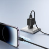 Καλώδιο Yesido CA134L Braided USB-A σε Lightning 12W 3m Μαύρο