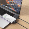 Καλώδιο Yesido CA134L Braided USB-A σε Lightning 12W 3m Μαύρο