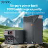 Powerbank Yesido YP63 50000mAh με 3 Θύρες USB-A και 3 Θύρες USB-C, 22.5W QC4.0+ Μαύρο