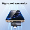 Αντάπτορας OTG Yesido GS35 Type-C / Lightning σε USB-A 3.0 Μαύρο