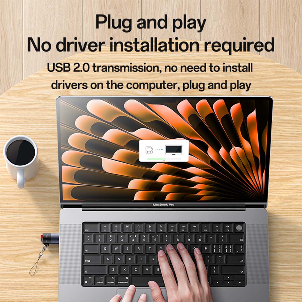 Yesido GS36 Card Reader TF με θύρα USB-A Μαύρο