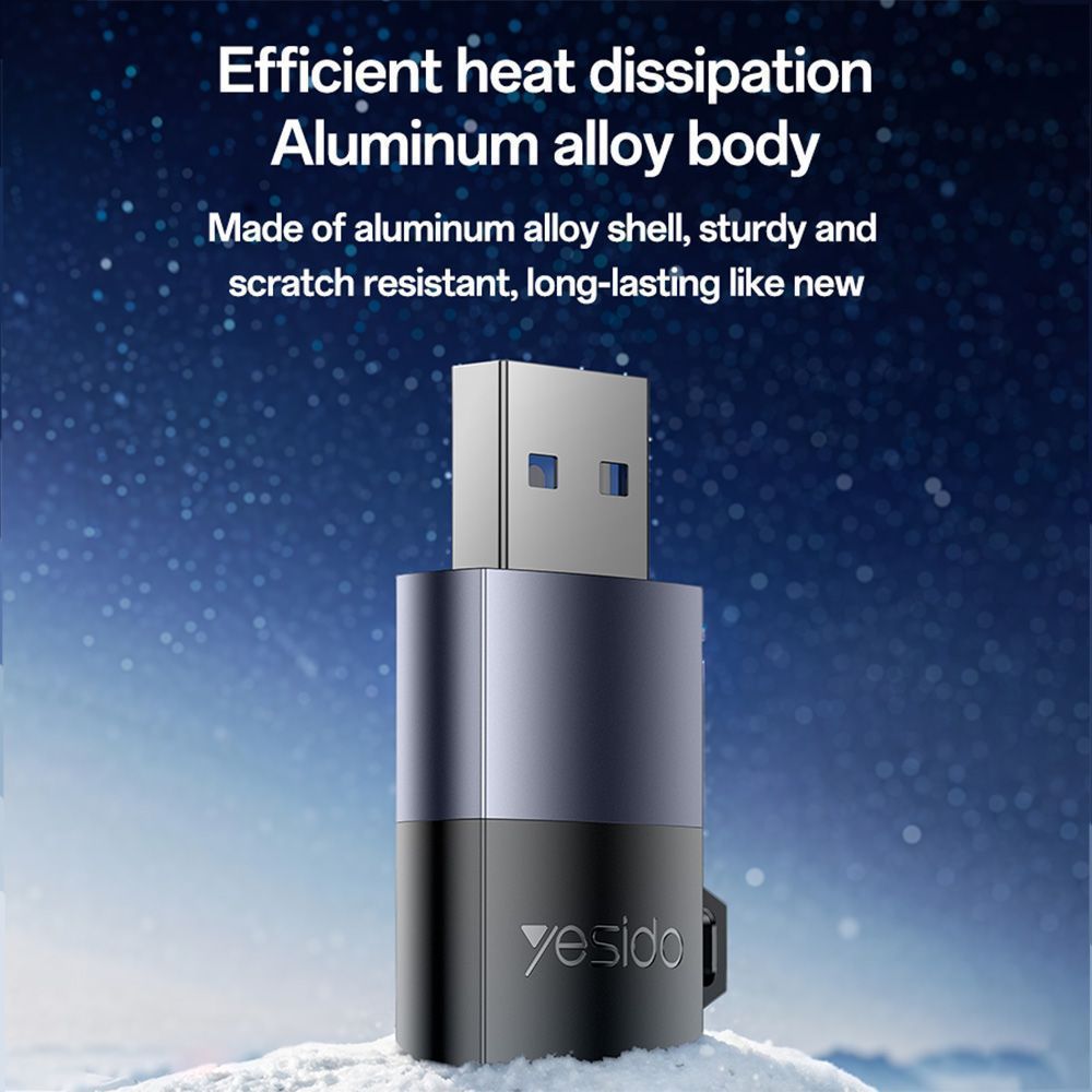 Yesido GS36 Card Reader TF με θύρα USB-A Μαύρο