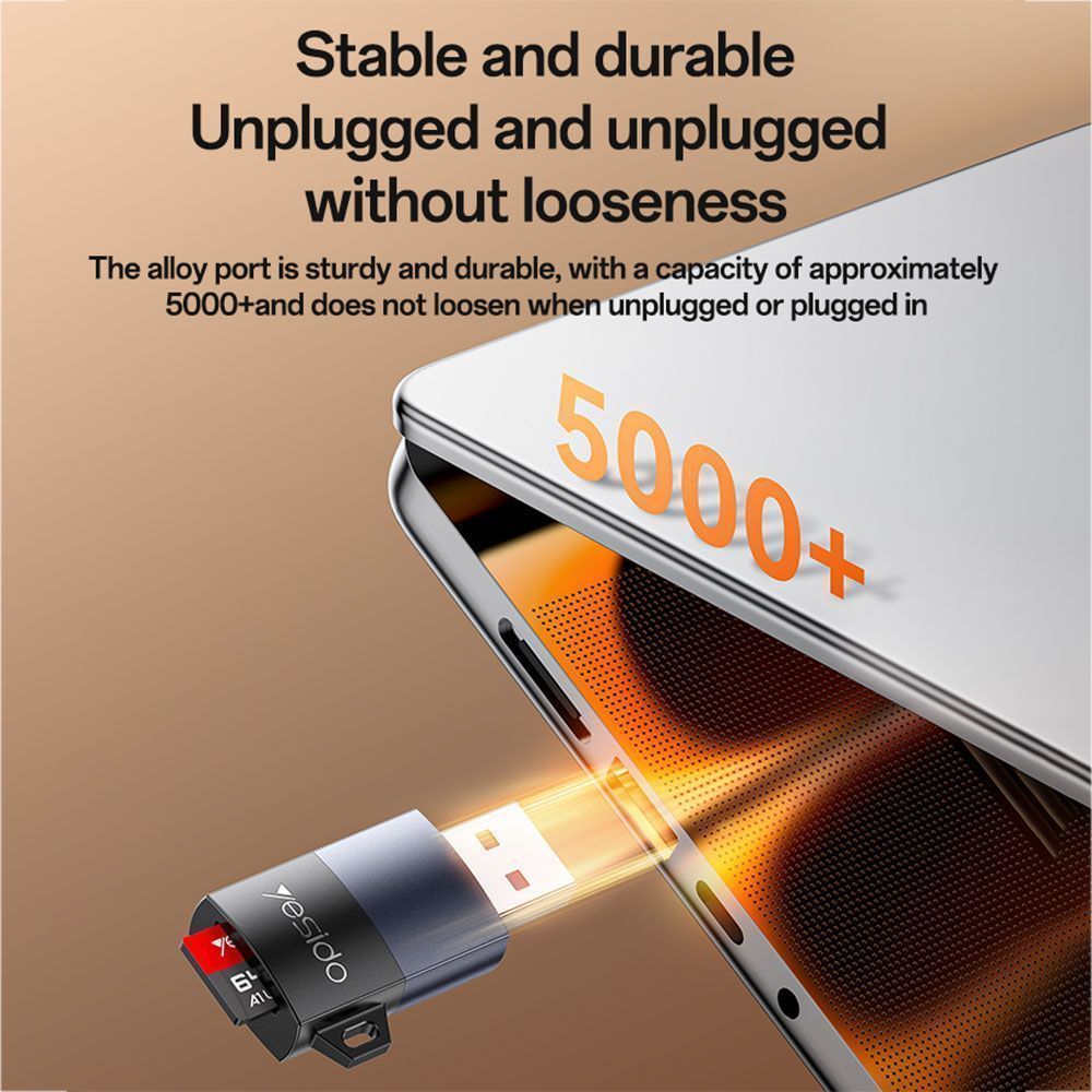 Yesido GS36 Card Reader TF με θύρα USB-A Μαύρο
