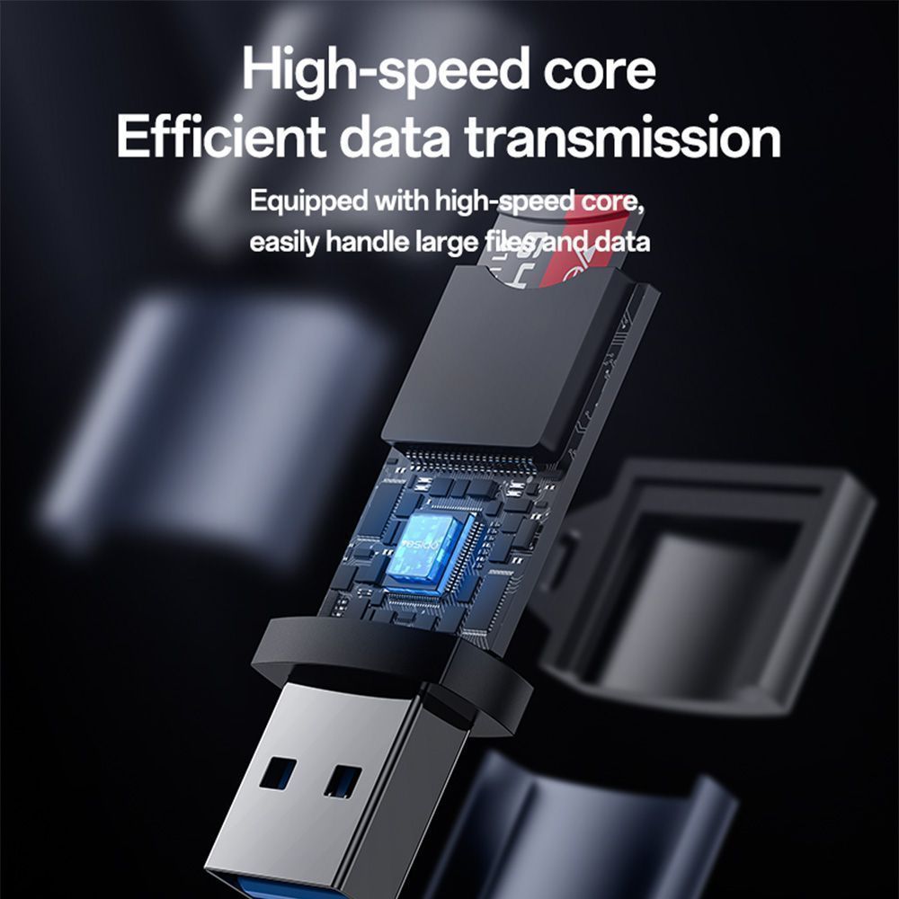 Yesido GS36 Card Reader TF με θύρα USB-A Μαύρο