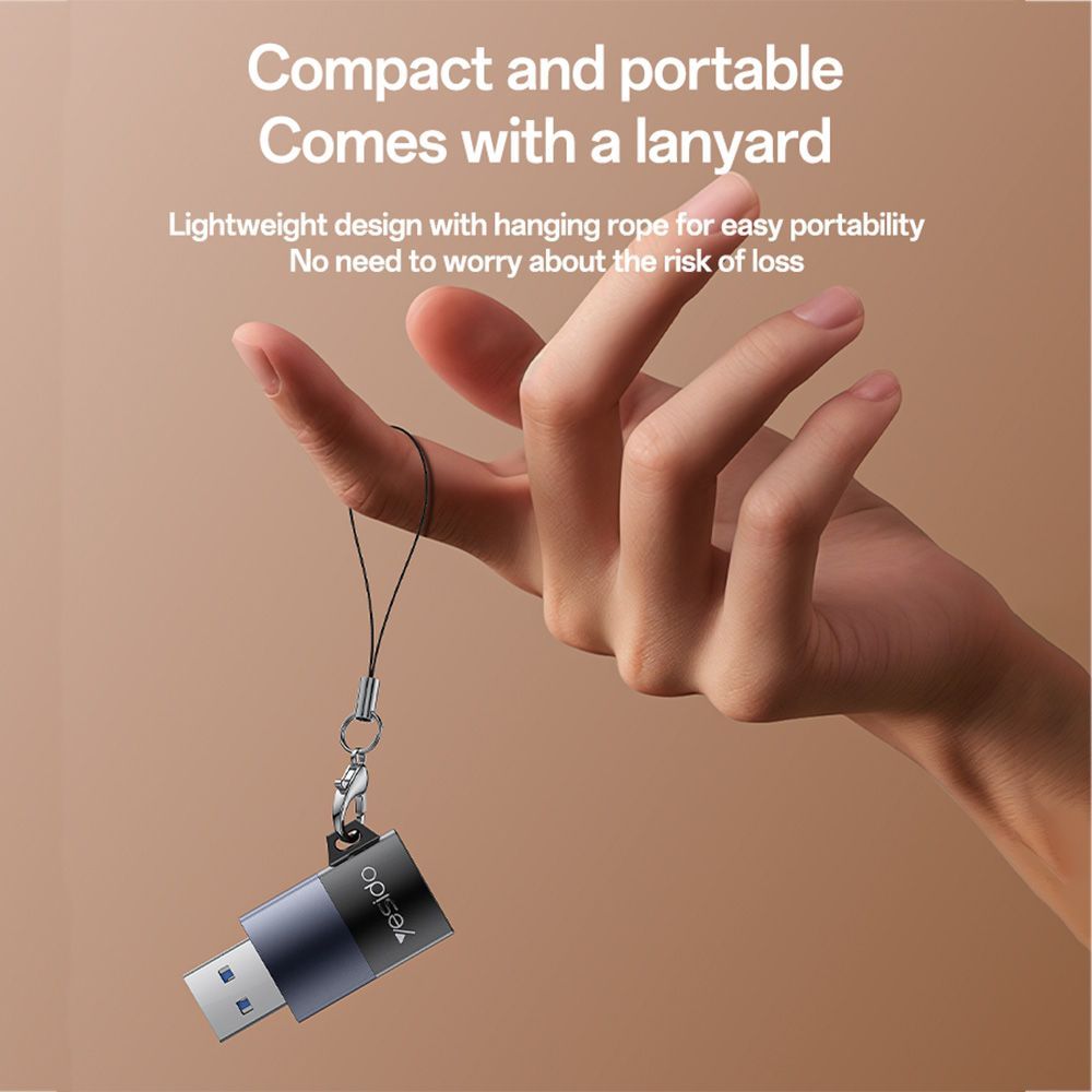 Yesido GS36 Card Reader TF με θύρα USB-A Μαύρο