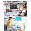 Yesido YAU46 Μετατροπέας Ήχου USB σε 3.5mm Jack 15cm Μαύρο