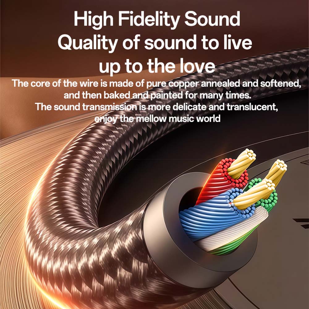 Yesido YAU46 Μετατροπέας Ήχου USB σε 3.5mm Jack 15cm Μαύρο