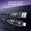 Καλώδιο Yesido CA200 Braided 4-σε-1 USB / Type-C / Lightning 60W 1m Μαύρο