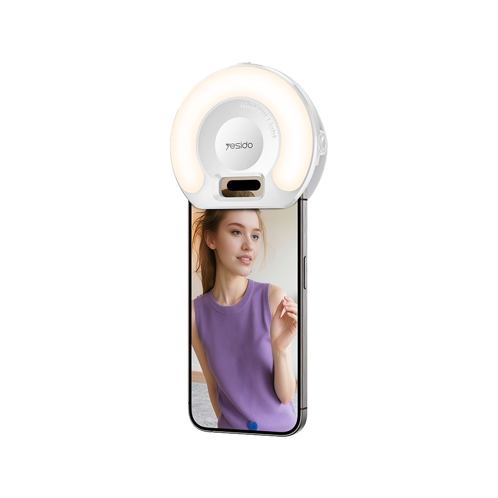 Selfie Ring Light LED με Clip Yesido