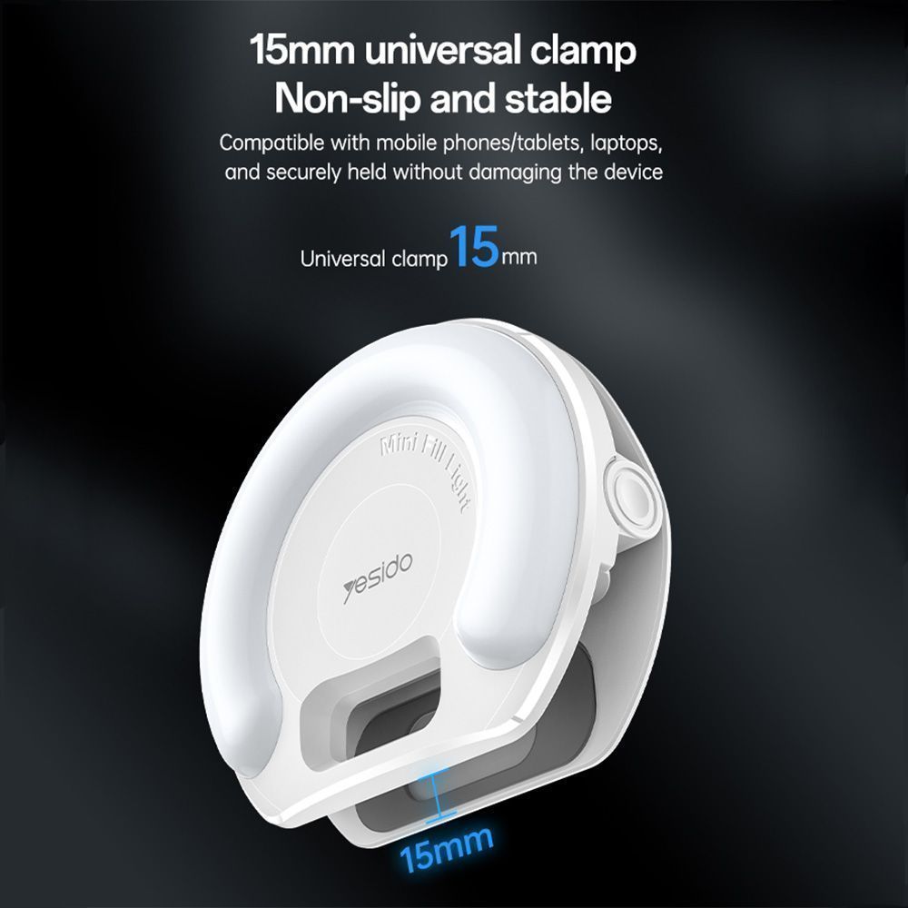 Selfie Ring Light LED με Clip Yesido