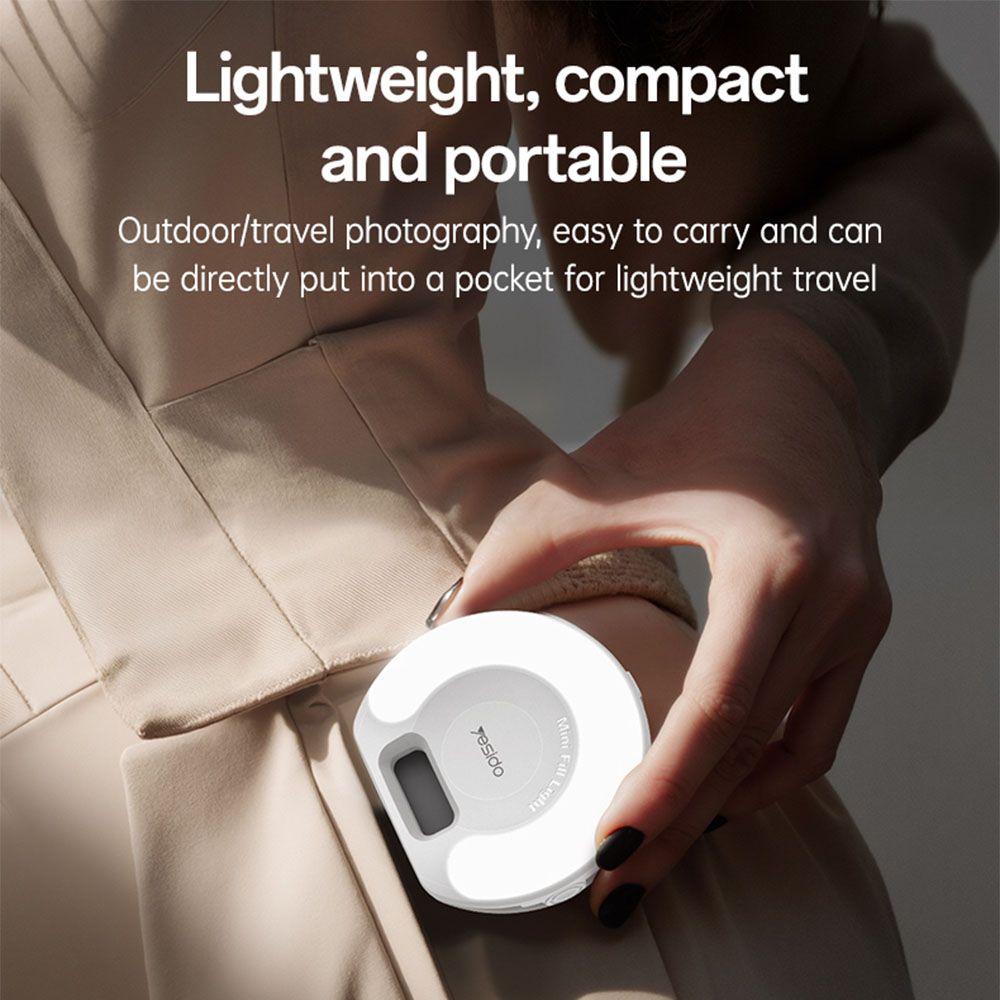 Selfie Ring Light LED με Clip Yesido