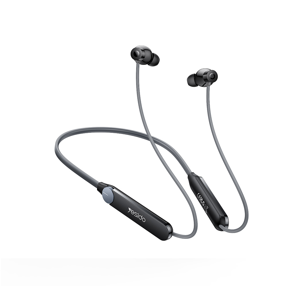 Ακουστικά Bluetooth NeckBand Yesido YSP30 In Ear, Magnetic Μαύρο