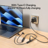 Ακουστικά Bluetooth NeckBand Yesido YSP30 In Ear, Magnetic Μαύρο