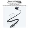 Βάση Ασύρματης Φόρτισης Yesido DS38 8-σε-1 RGB 65W Κινητού, SmartWatch, Earbuds + 2xType-C + USB-A, PD QC Μαύρο