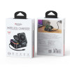 Βάση Ασύρματης Φόρτισης Yesido DS38 8-σε-1 RGB 65W Κινητού, SmartWatch, Earbuds + 2xType-C + USB-A, PD QC Μαύρο
