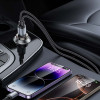 Φορτιστής Αυτοκινήτου Yesido Y73 USB-A + USB-C με καλώδιο Lightning 30W PD Μαύρο