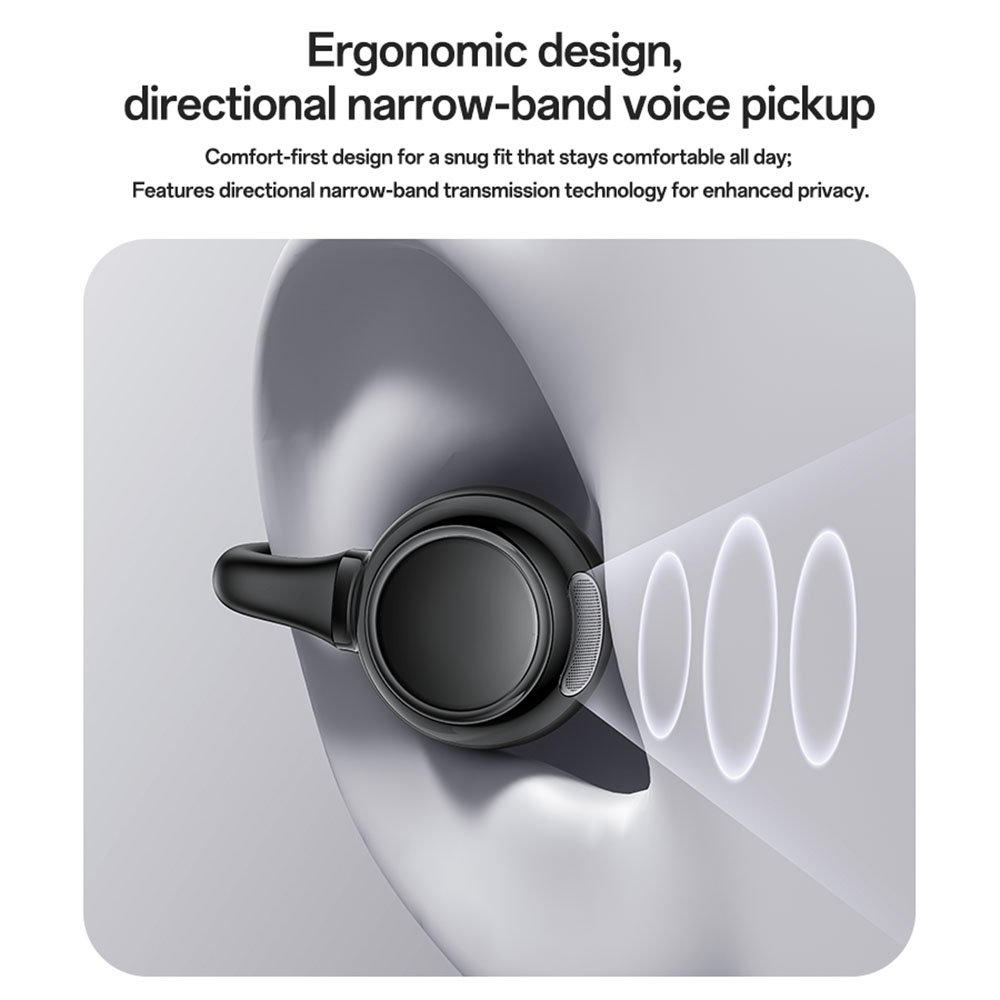 Ακουστικά Bluetooth Yesido YSP31 Ear-Clip OWS Μαύρο