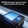 Powerbank Yesido YP97 20000mAh με Θύρα USB-C και Ενσωματωμένο Καλώδιο Type-C, 65W, QC 4.0+ Μαύρο