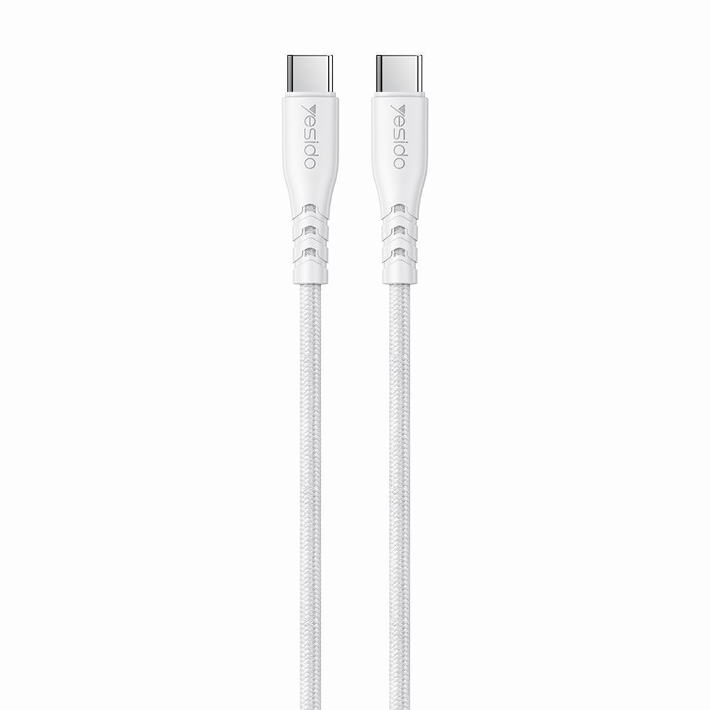 Φορτιστής Yesido YC109 45W 2xType-C και Καλώδιο Type-C PD Λευκό