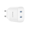 Φορτιστής Yesido YC109 45W 2xType-C και Καλώδιο Type-C PD Λευκό
