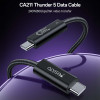 Καλώδιο Thunderbolt / Type-C 5 Yesido CA211 80Gbps 240W 1m Μαύρο
