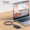 Καλώδιο Thunderbolt / Type-C 5 Yesido CA211 80Gbps 240W 1m Μαύρο
