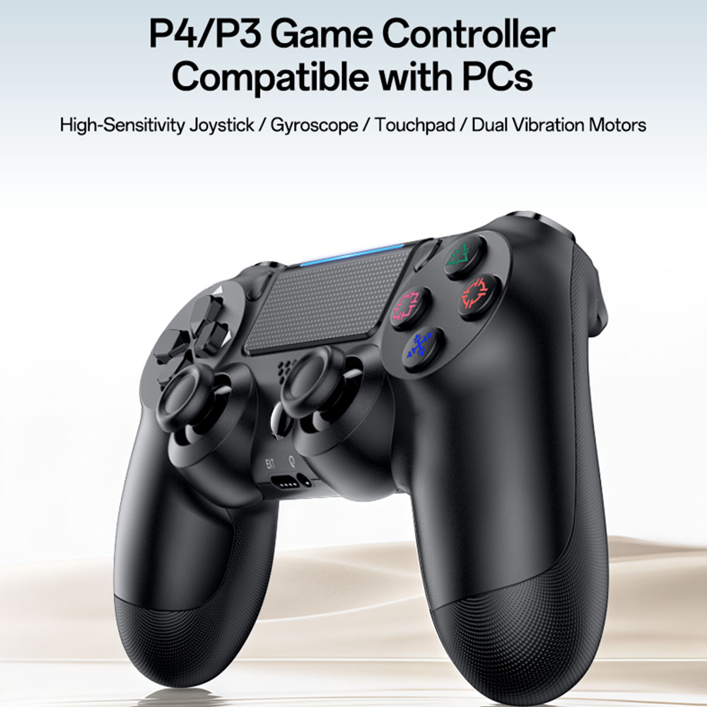 Ασύρματο Χειριστήριο Gaming Yesido KB47 για PS4 / PS4 Pro / PS4 Slim Μαύρο