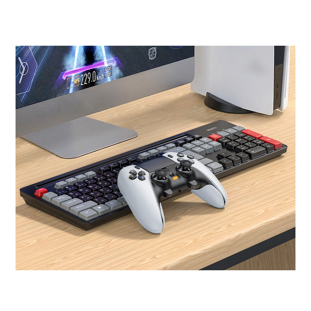 Ασύρματο Χειριστήριο Gaming Yesido KB48 για PS5 Μαύρο