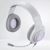 Gaming Ακουστικά - Redragon H260W Hylas RGB (WHITE) Λευκό