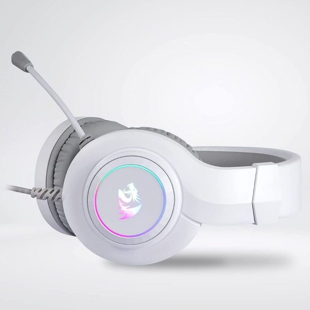 Gaming Ακουστικά - Redragon H260W Hylas RGB (WHITE) Λευκό