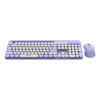 Σετ Ασύρματο Πληκτρολόγιο & Ποντίκι - Havit KB832GCM Λευκό|Μωβ