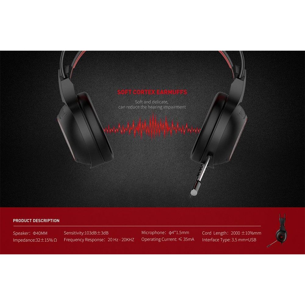 Gaming Ακουστικά - Havit H2239d Μαύρο