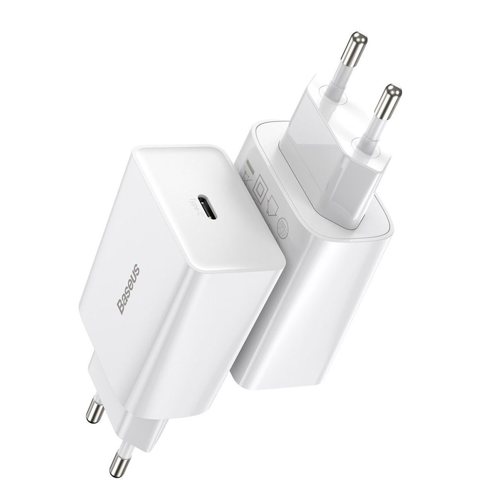 Φορτιστής Baseus Speed Mini Quick Charger 1C 20W Type-C Λευκό