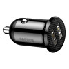 Φορτιστής Αυτοκινήτου Baseus Grain Pro 4.8A με 2 θύρες USB Μαύρο