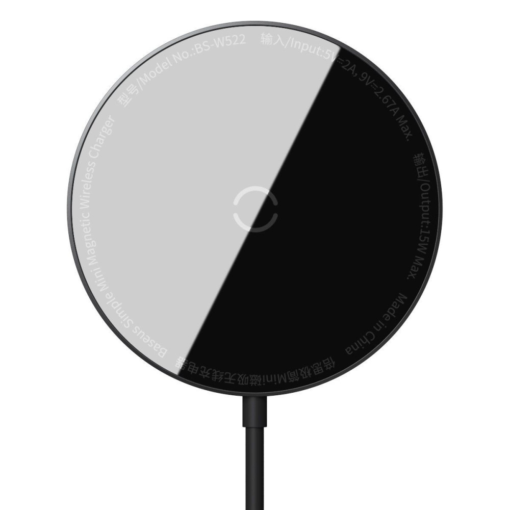 Ασύρματος Φορτιστής Baseus Mini 15W Qi Magsafe Μαύρο
