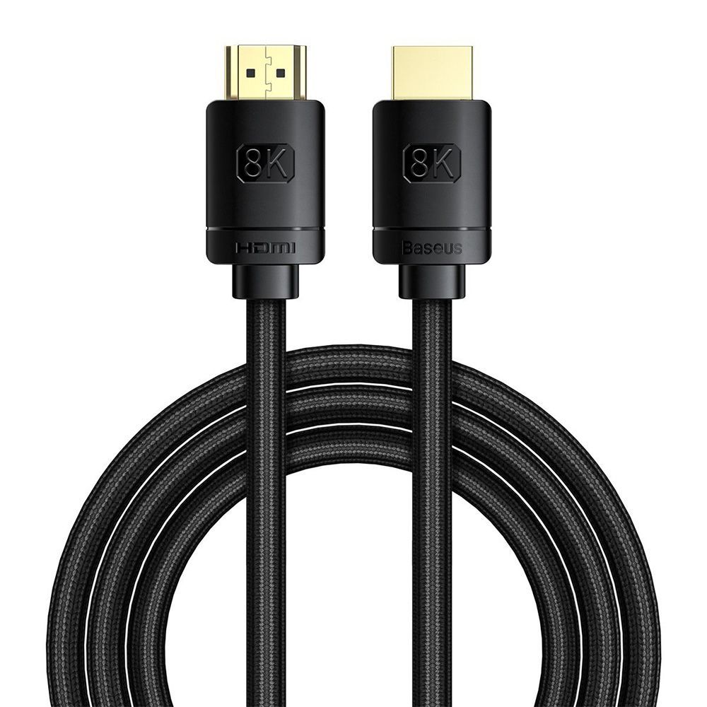 Καλώδιο Baseus High Definition Series HDMI 2.1 cable, 8K 60Hz, 3D, HDR, 48Gbps 2m Μαύρο
