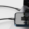 Baseus Rapid Series USB to Lightning Type-C micro USB Cable 1.5m 20W Μαύρο