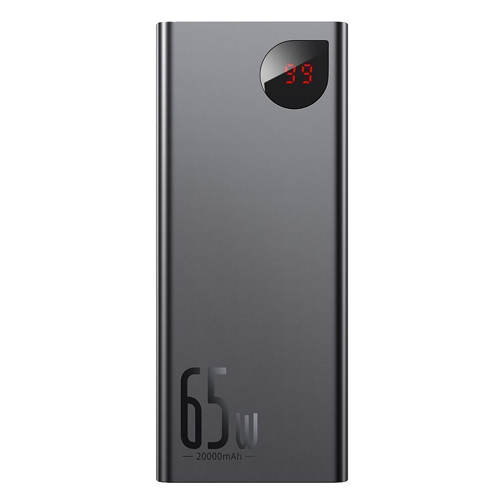 Powerbank Baseus Adaman 20000mAh 65W με 2 Θύρες USB-A και Θύρα USB-C Quick Charge 3.0 PD Μαύρο