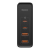 Φορτιστής Baseus GaN2 Pro Quick Charger 2xUSB+2xUSB-C 100W με καλώδιο Type-C Μαύρο