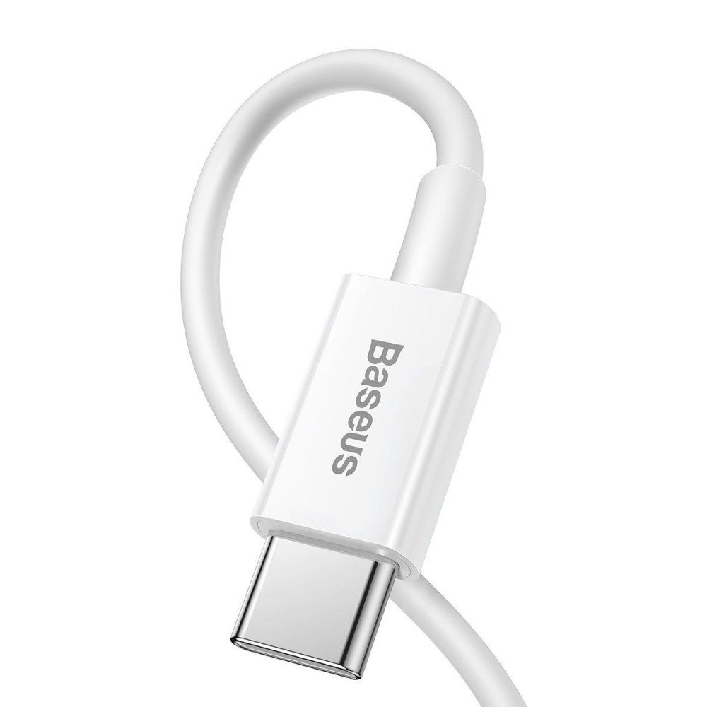 Καλώδιο Baseus USB Typ C - Lightning 20W Fast Charge 1 μέτρο Λευκό